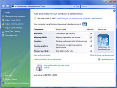 My Windows Vista Benchmarks