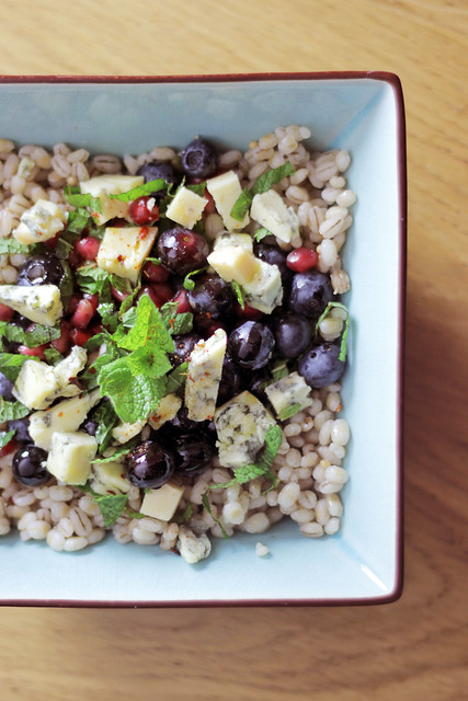 Blue Cheese, Blueberries and Pomegranate Barley - 56/365