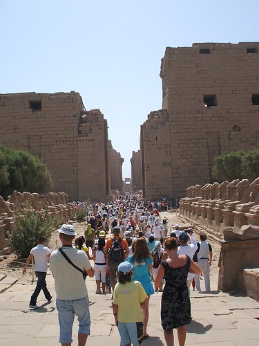 luxot (tebe) - tempio di Karnak, entrata