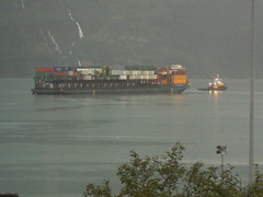 Barge and tugboat 2