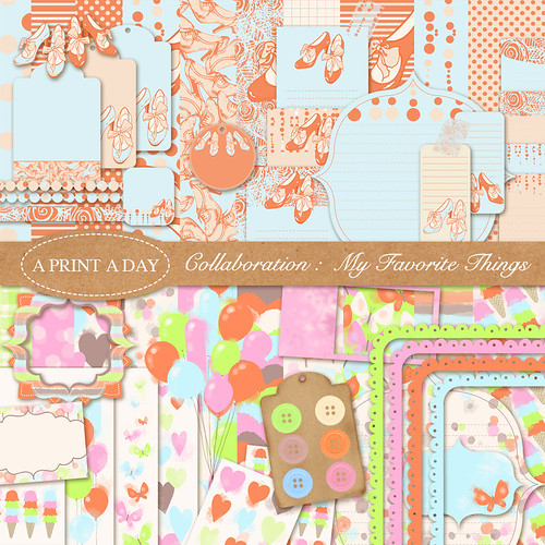 scrapbooking kit collab with Yasmine Surovec