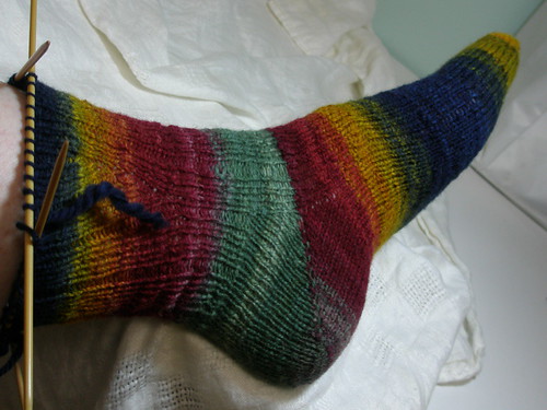 sock in progress