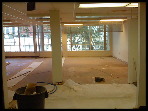 Construction in our new studio!