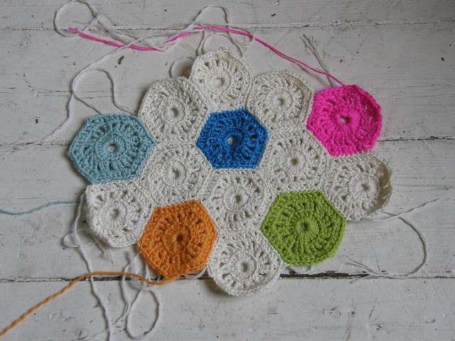 Crocheting Hexagons