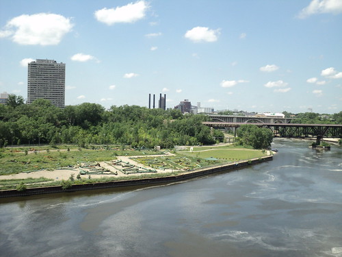 Bohemian Flats with Old 35W Bridge Remains