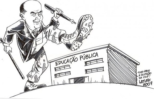 Serra e a Educação Pública, por Carlos Latuff