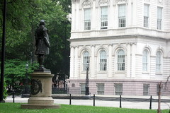 NYC - Civic Center - City Hall Park - Nathan Hale statue by wallyg, on Flickr