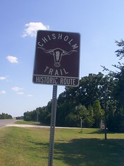 Chisholm Trail Road Sign