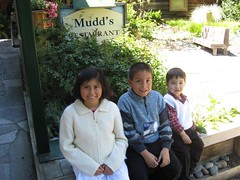 Anna, family friend Luis and John Paul at Mudd's. (5/5/07)