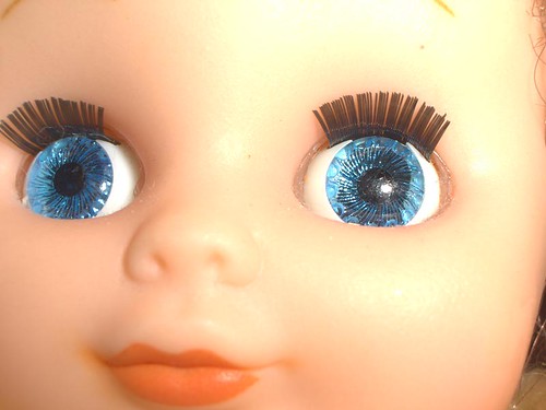 Creepy doll eyes