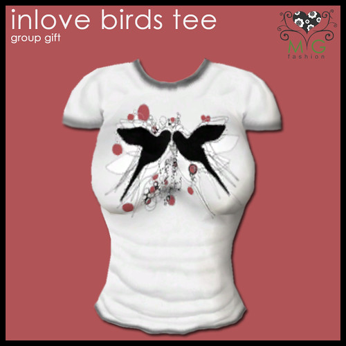 [MG fashion] Inlove Birds tee - group gift