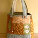 Summer Leaf bag - front par PatchworkPottery