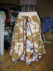Camouflaged elephant skirt