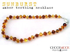 Sunburst: Amber Teething Necklace