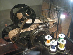 Punchtape embroidery machine