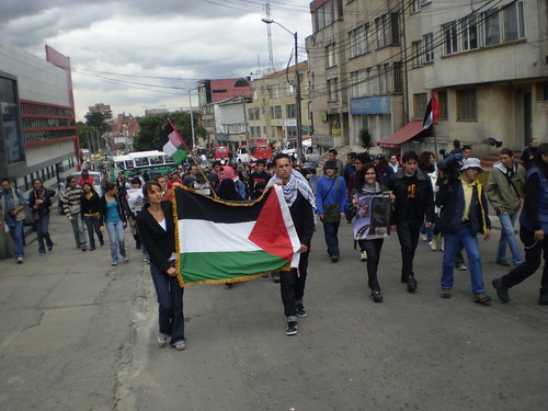 Marcha apoyo a Palestina / Gaza en Bogotá, Colombia - 1061666