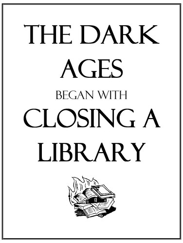 The Dark Ages began with closing a library