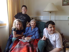 Great Grandma and the kids