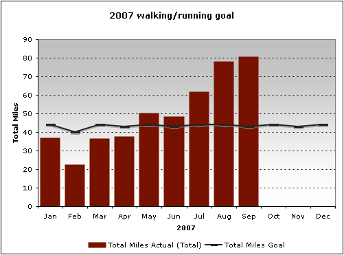 2007 walking goal