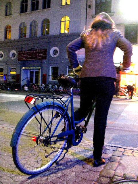 Friday Night Blue Bicycle