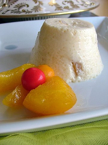 Yoghurt panna cotta and abricot