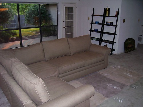 Living room and backyard view!