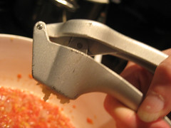 making salsa