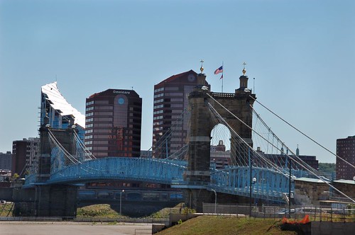 John A. Roebling Suspension Bridge / Cincinnati - Covington Bridge