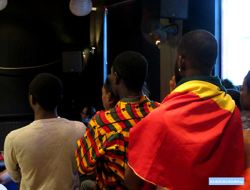 Ghana football fans, London