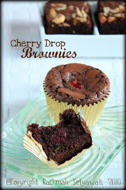 Cherry Drop Brownies