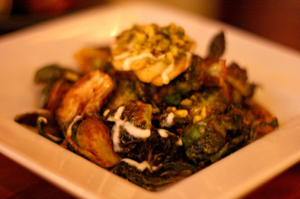 Crispy Brussels Sprouts - Side view