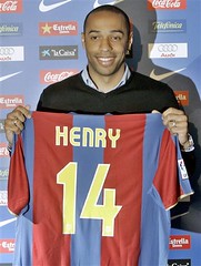 SPAIN SOCCER BARCELONA THIERRY HENRY