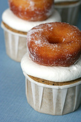 Doughnuts and Coffee Cupcakes