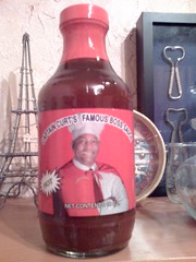 Bottle of Captain Curt's Famous Boss Sauce