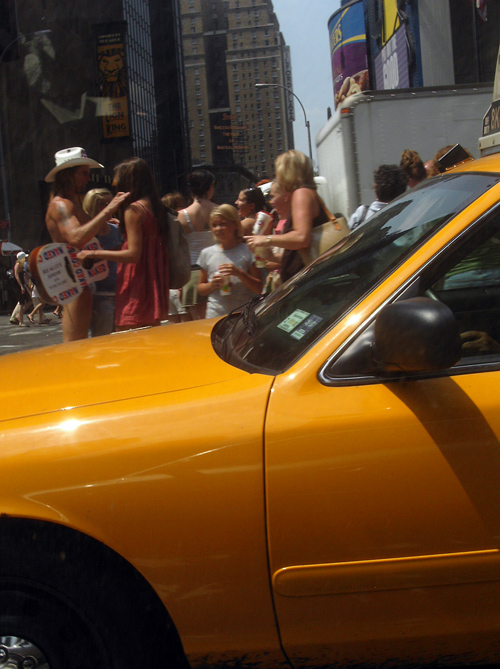 Naked Cowboy in Times Square