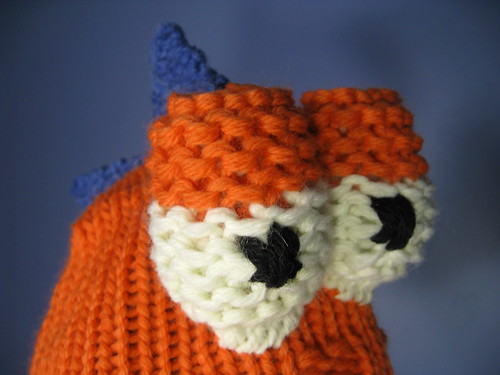 Orange dino hat