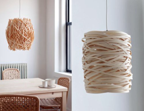 Woven wooden light shades are my fave | You Are My Fave
