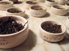 Tea samples