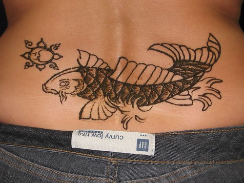 japanese goldfish tattoo. Japanese Koi Fish Tattoo