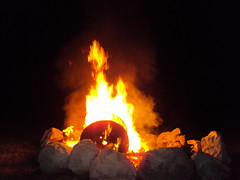 Darren's Huge Bonfire