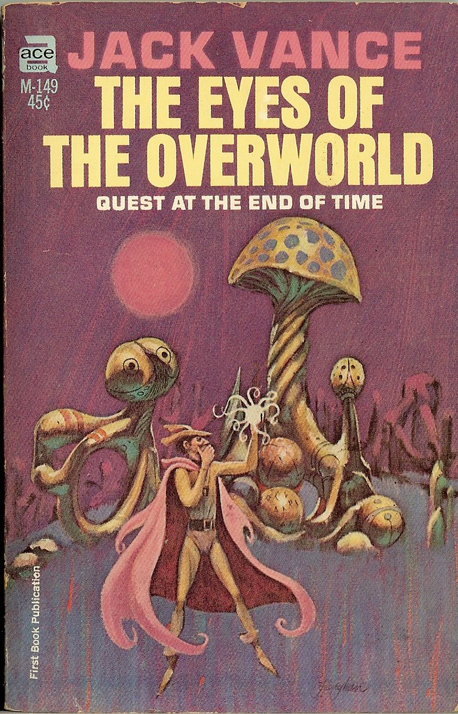 Jack Gaughan - Eyes of the Overworld, paperback cover, 1966