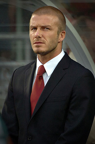 david beckham england suit. David Beckham at BMO Field