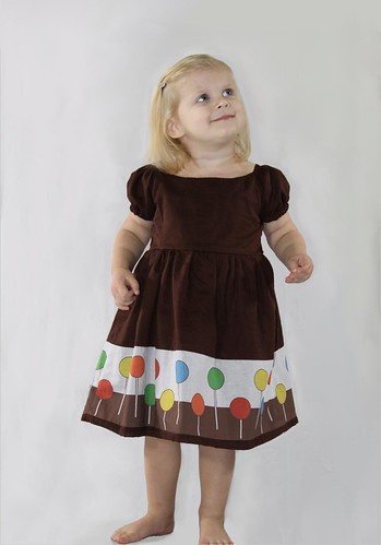 Boutique Original Fabric Design Lollipop Dress