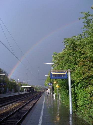 rainbow over Riem