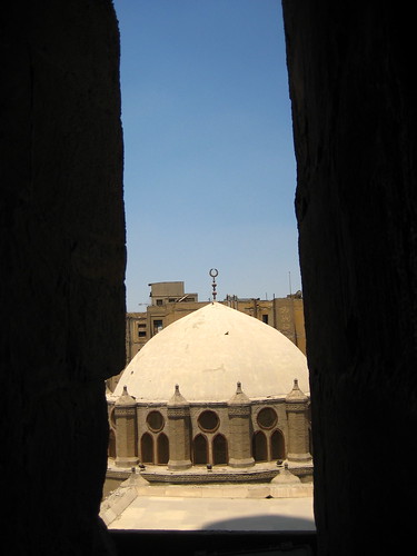 View of Abu Dahab Mosque dome