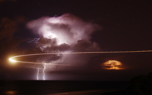 フリー写真素材|自然・風景|雷・落雷・稲妻|夜空|嵐|
