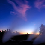 Yellowstone Fumaroles by Twilight