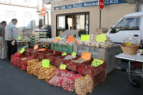 garlic stall