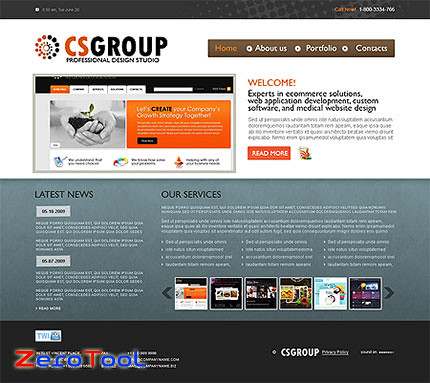 FlashMint 2721 CS Group design studio XML flash template