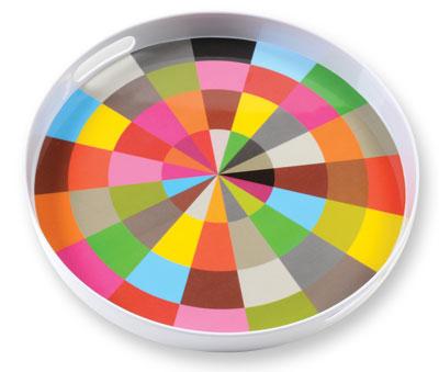 FRENCH BULL COLOR WHEEL ROUND TRAY